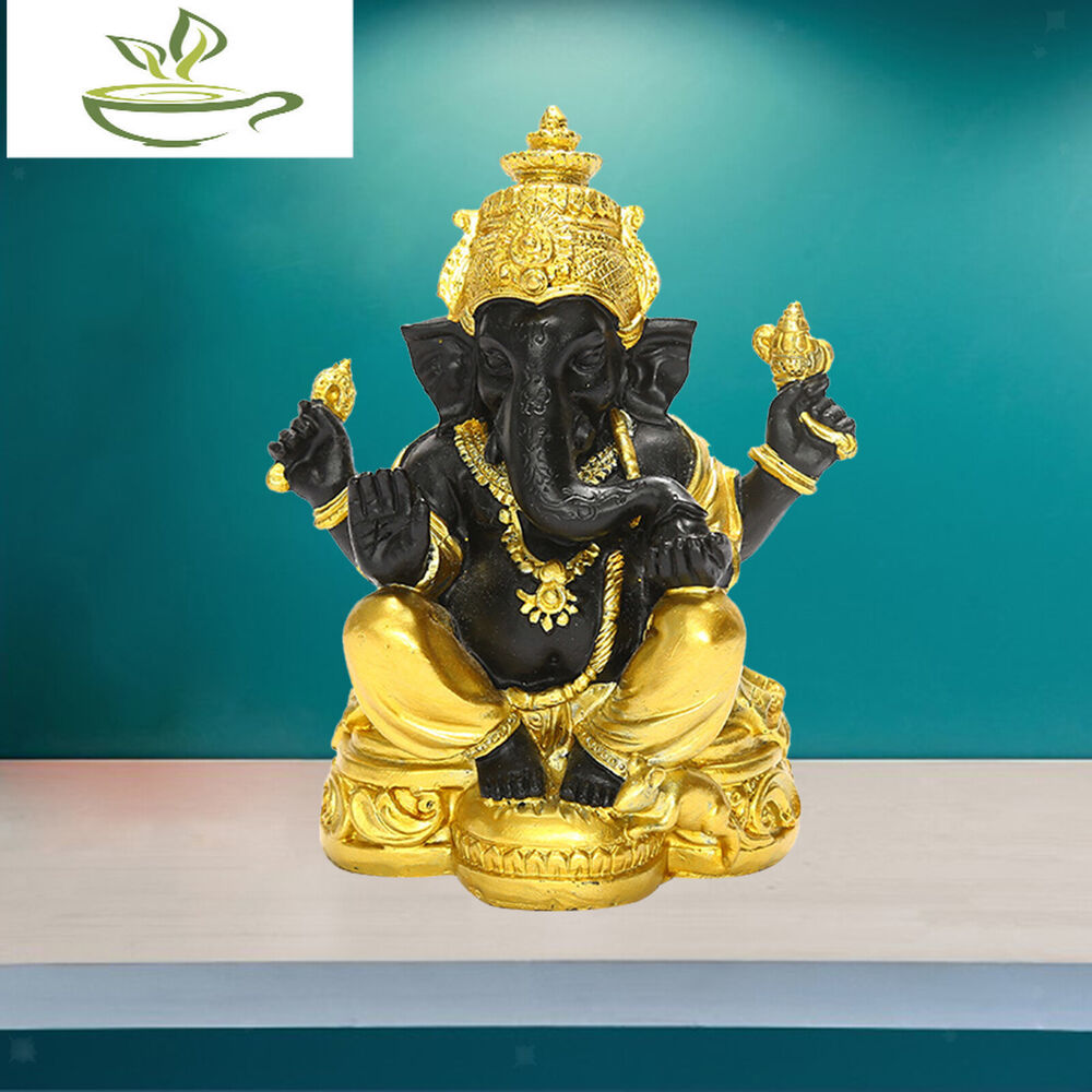 Figurine India Buddha Statue Home Porch Decor for Car Dashboard