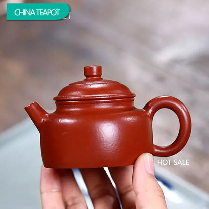 90ml Famous Yixing Purple Clay Teapot Raw Ore Dahongpao Filter Tea Pot Home Zisha Beauty Kettle Chinese Customized Tea Set