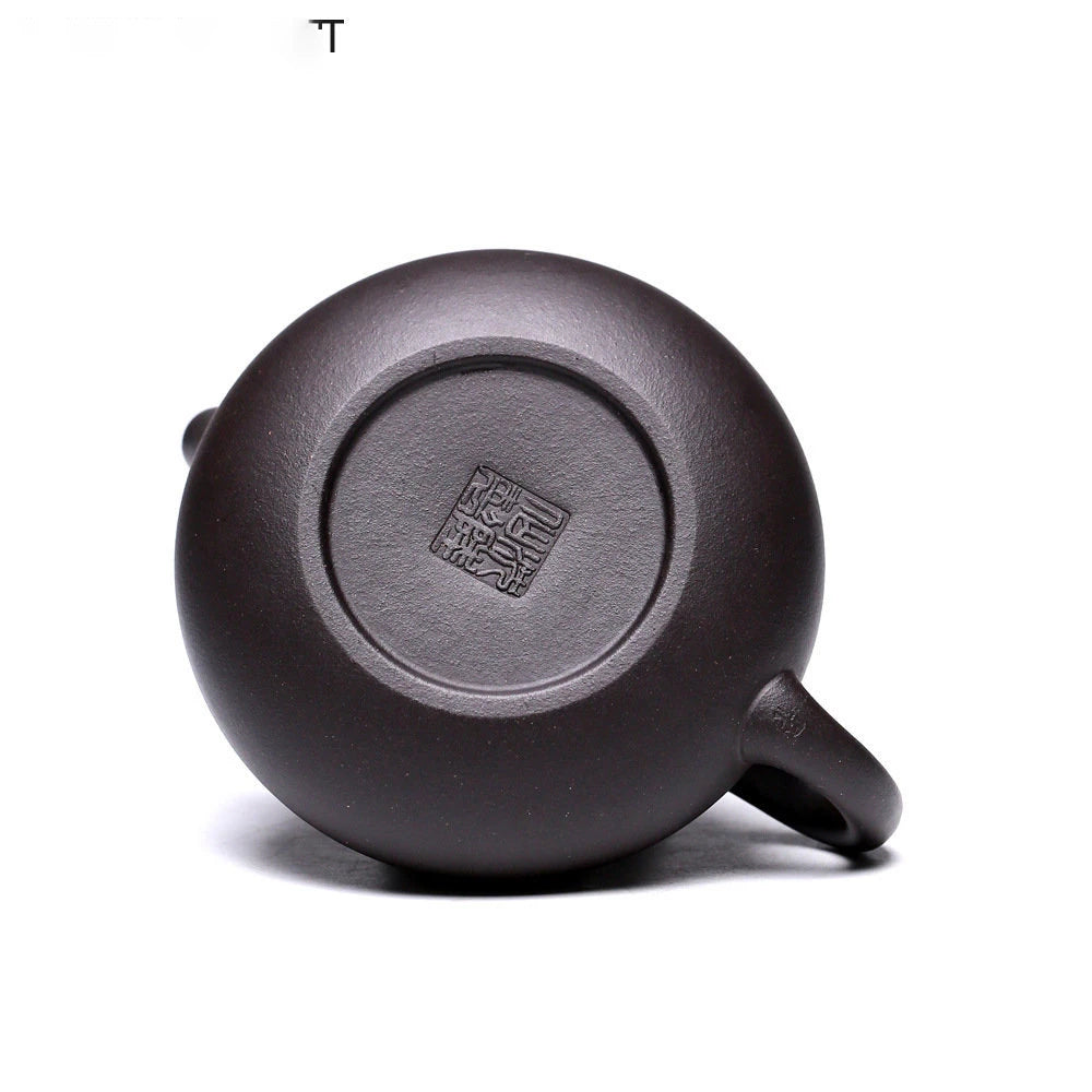 de arena de mineral crudo hecha a mano, con agujero filtro piedra, cuchara de té, de Zisha, hervidor de belleza clásico, 230ML