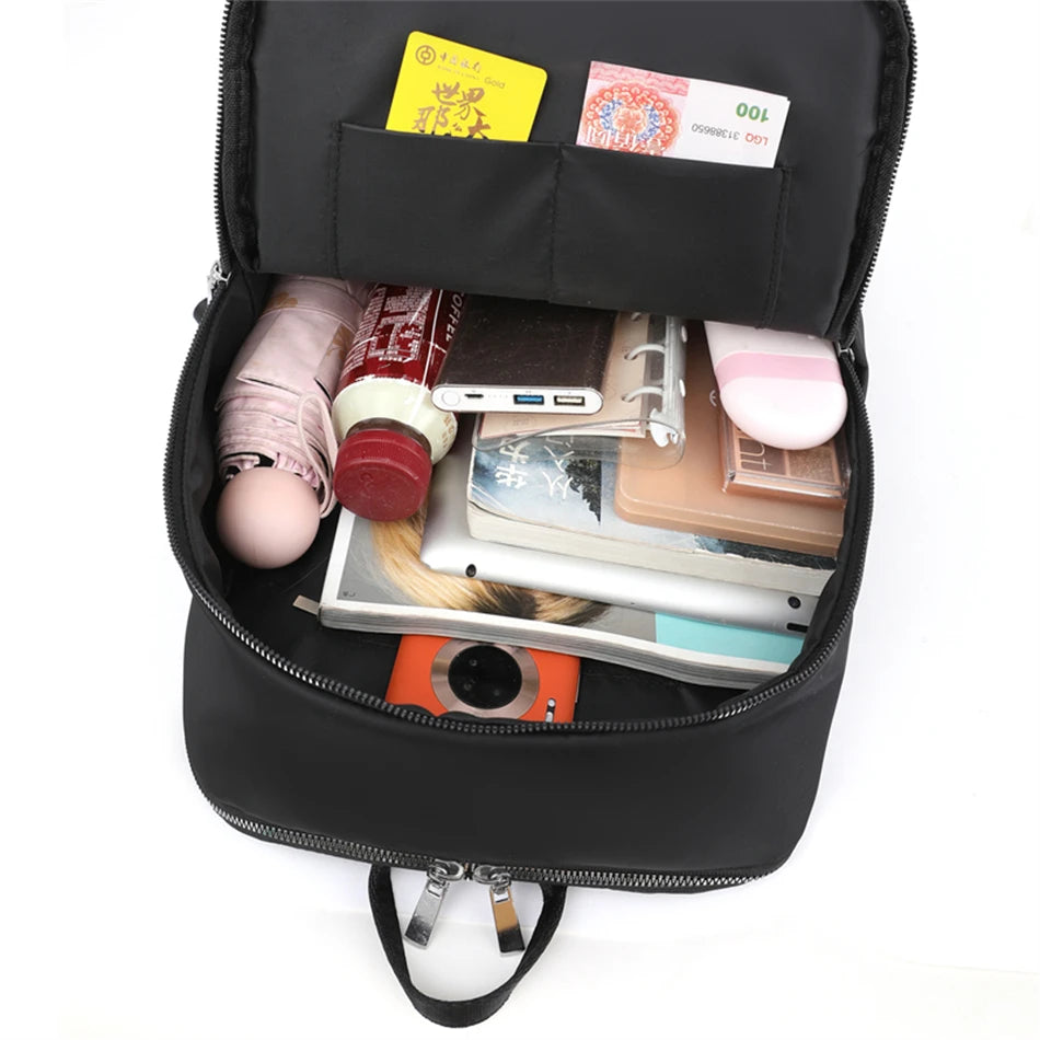 designer Women Backpacks High Quality Nylon School Book Bag for Girls Female Travel Bagpack Ladies Back Pack Casual Rucksack Sac