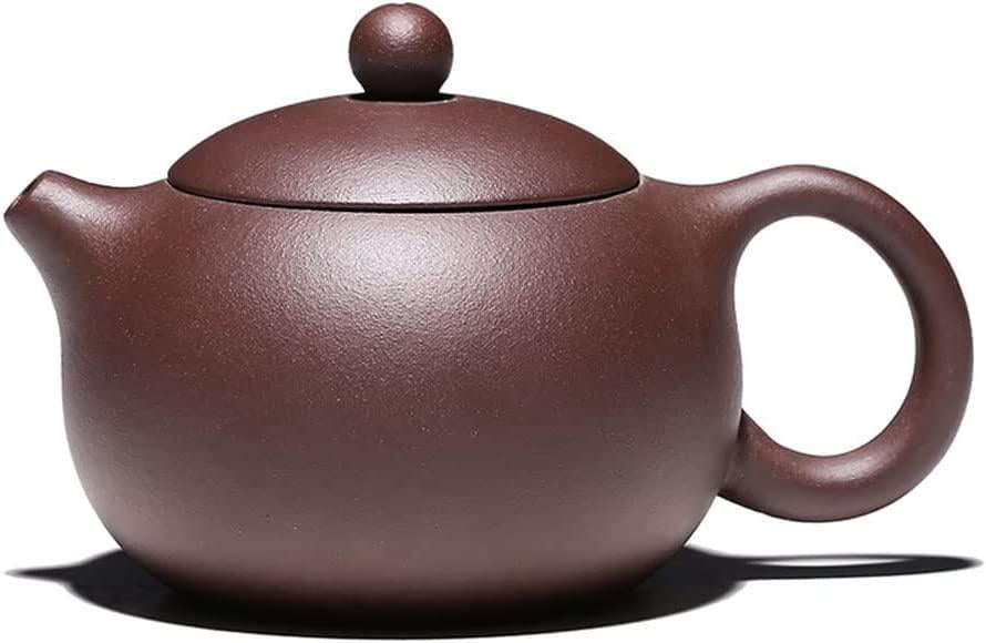 Xishi Teapot 7oz Chinese Yixing Zisha Clay Pot Ceramics Purple Sand Mud Kungfu Tea Set (purple 9 hole filter)