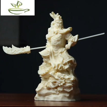 Royal Dragon Guan Gong Decorative Figures Statue Resin Art Sculpture The Chinese God of Wealth living room room feng shui statue