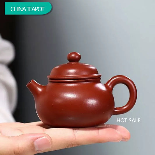 90ml Authentic Yixing Purple Clay Teapots Small Capacity Famous Handmade Tea Pot Beauty Kettle Chinese Zisha Tea Set Gifts