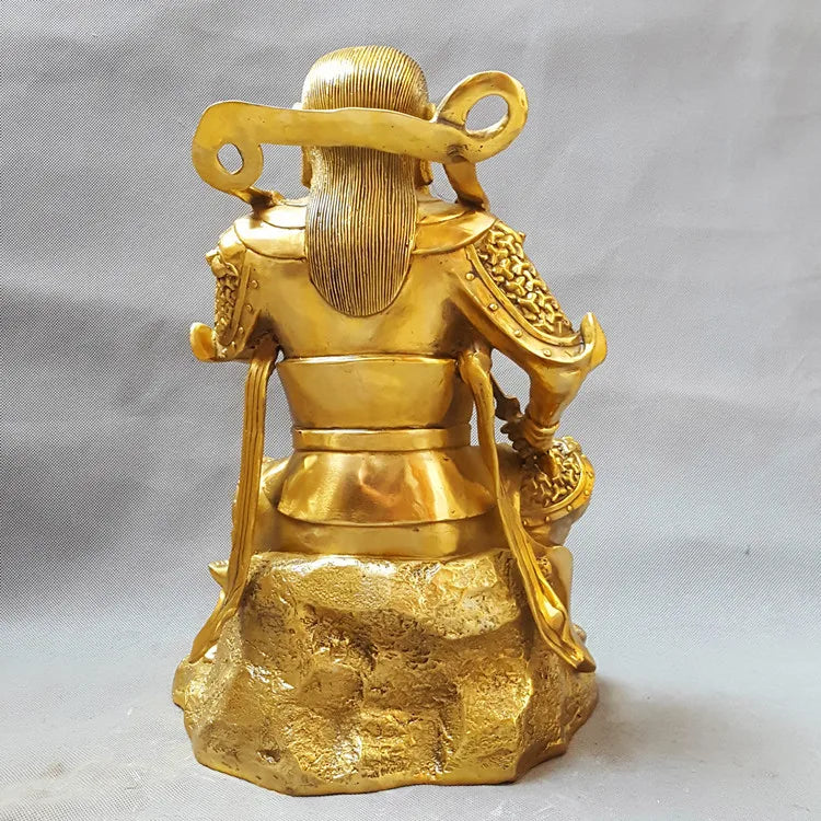 effective HOME House Shop hall lobby business Exorcise evil spirits talisman God Emperor Xuanwu Great Zhenwu GOD brass statue