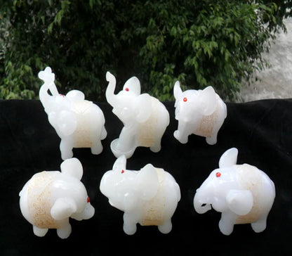 elephant figurines  and Southeast Asia crafts elephant furnishing articles business opening good luck figurine