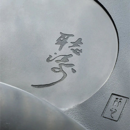 engraved moon cloud tea tray water draining tea table for kungfu tea set heavy black stone tea boat Chinese serving tray carved