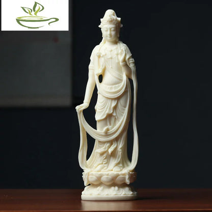 Avalokitesvara Figure Buddha Decorative Small Statue Resin sculpture Home Living Room, Room, Office Feng Shui Statues