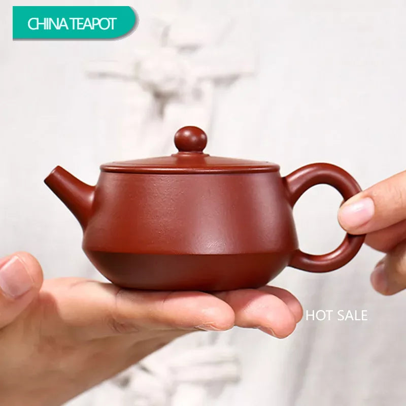 100ml Authentic Chinese Yixing Small Capacity Purple Clay Teapots Master Handmade Tea Pot Dahongpao Kettle Zisha Tea Set