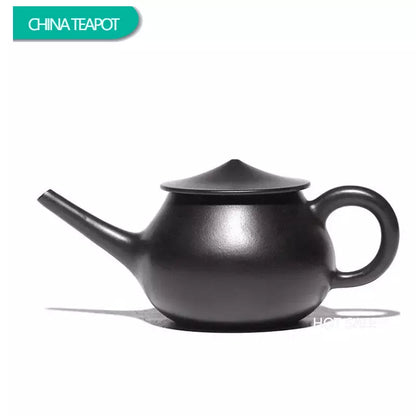 130ml Chinese Yixing Purple Clay Teapots Small Capacity Famous Artists Handmade Tea Pot Raw Ore Beauty Kettle Zisha Tea Set