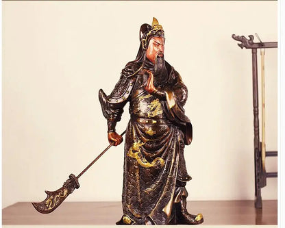 family Company home business TOP efficacious Protection-Martial arts fortune God GUAN GONG Guandi FENG SHUI bronze statue