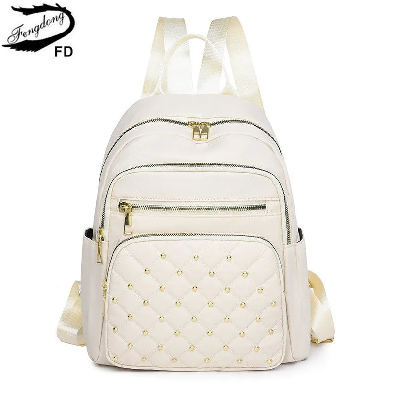 fashion backpack with rivets for women small work backpack female small shoulder bag ladies mini travel backpack Anti-theft bag