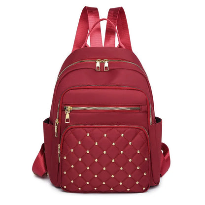 fashion backpack with rivets for women small work backpack female small shoulder bag ladies mini travel backpack Anti-theft bag
