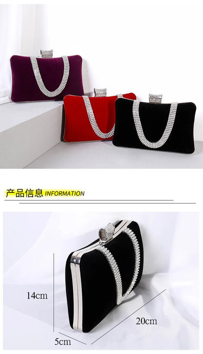 female Clutch purse for party prom Evening Bag For Women Metal beaded day Clutches Wedding Handbag shoulder bags messenger bags