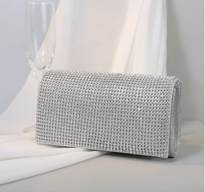 female party prom cocktail Evening Bag Wedding Handbags women bridal clutch Purse Lady Diamond Rhinestone Clutches shoulder bag