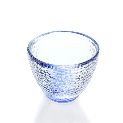 glass heat insulation Chinese kungfu tea cup creative colorful master cup of tea clear coffee cup set 65ml on sales