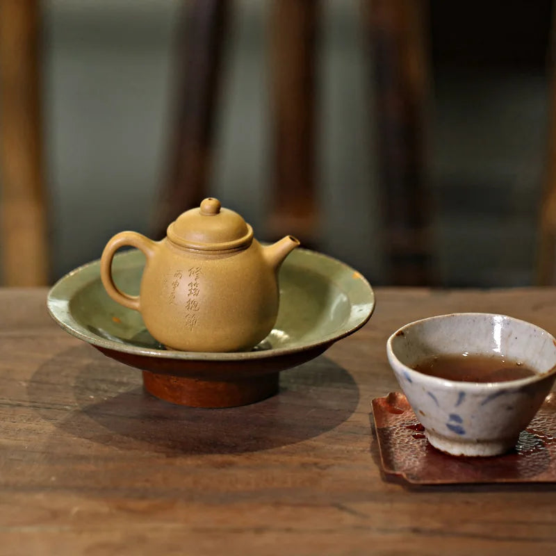 hall are recommended pure manual undressed ore gold mud dragon egg pot dou small tea pot of 115 ml of household teapot