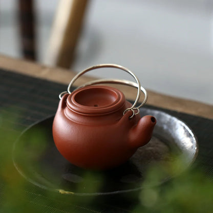 hall are recommended yixing undressed ore pure hand purple small coal pit mud zhu egg package girder pot of 220 ml