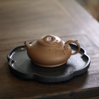 hall yixing ores are recommended by hand famous tea tea ceremony period of clay pot of 285 ml of bosom friend
