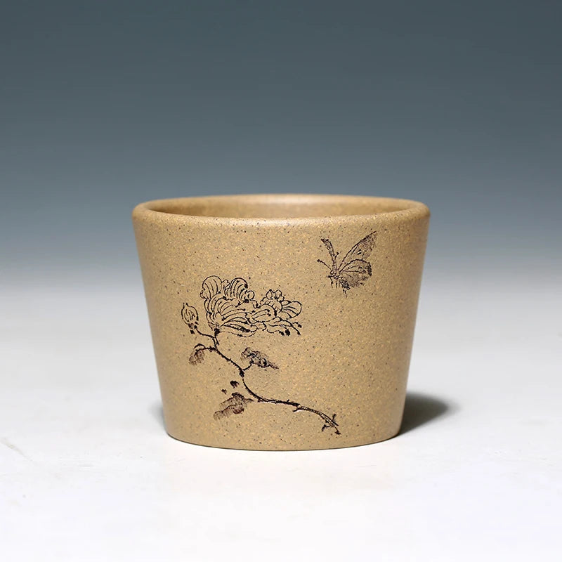 hall yixing purple sand cup cup period of mud kung fu tea set sample tea cup master cup single cup small individual cup