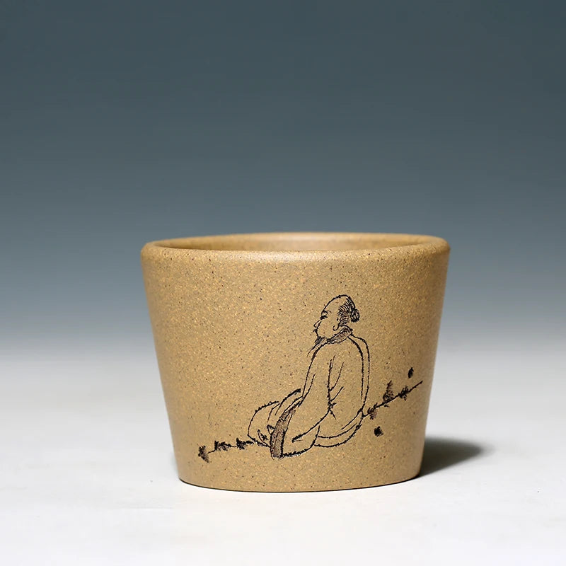 hall yixing purple sand cup cup period of mud kung fu tea set sample tea cup master cup single cup small individual cup