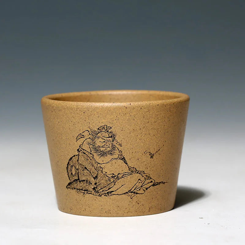 hall yixing purple sand cup cup period of mud kung fu tea set sample tea cup master cup single cup small individual cup