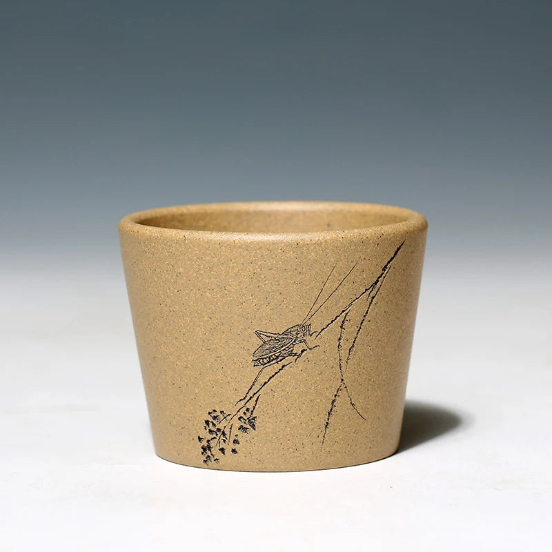 hall yixing purple sand cup cup period of mud kung fu tea set sample tea cup master cup single cup small individual cup