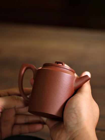 hall yixing recommended undressed ore famous tea tea set manually set bottom groove green brook straight pot of 165 ml