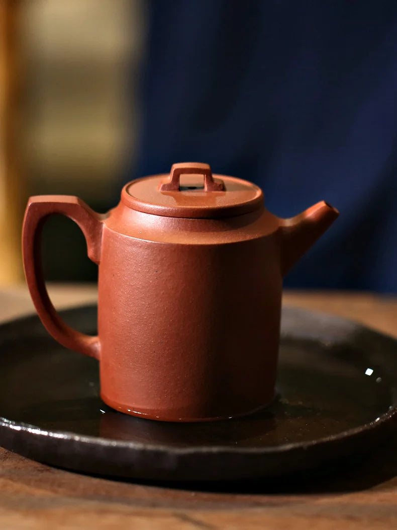 hall yixing recommended undressed ore famous tea tea set manually set bottom groove green brook straight pot of 165 ml