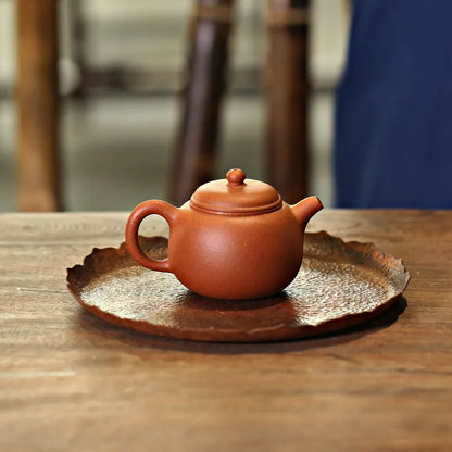 hall yixing recommended undressed ore hand down slope mud bao statue of a small pot of mini bucket tea pot of 125 c