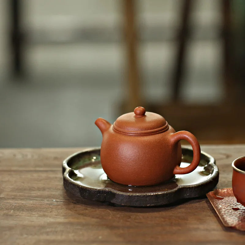 hall yixing recommended undressed ore hand down slope mud bao statue of a small pot of mini bucket tea pot of 125 c