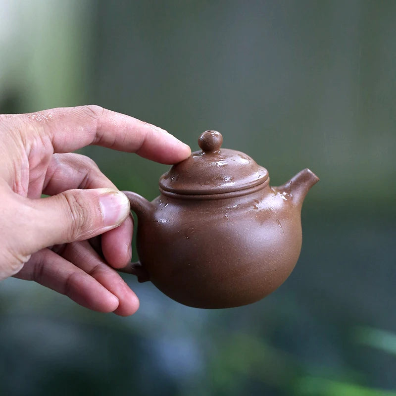 hall yixing undressed ore pure manual recommended old mud lotus seed pot of 155 ml tea sketch maker of household