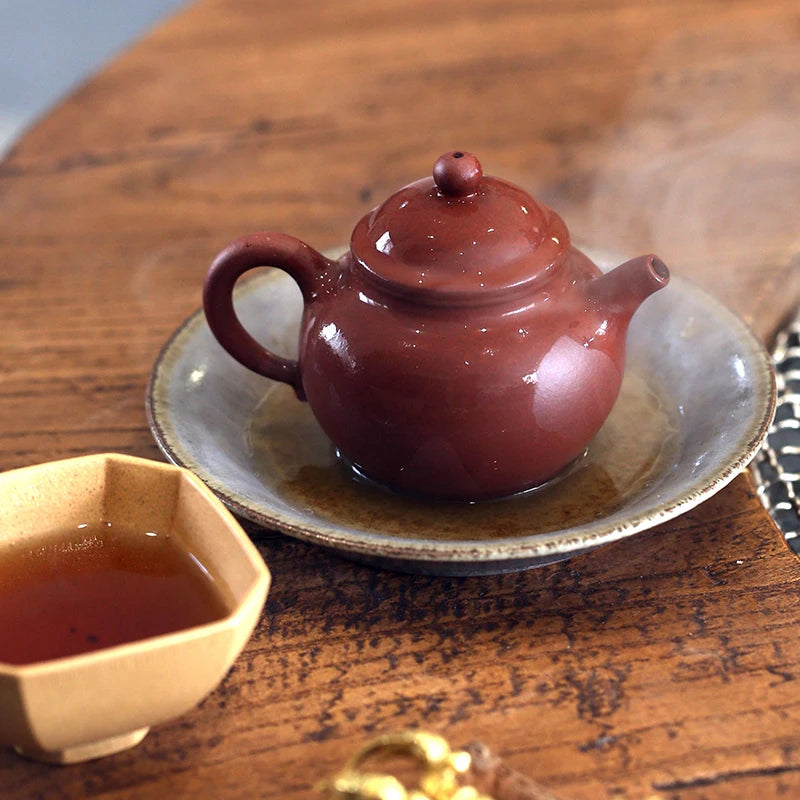 hall yixing undressed ore pure manual recommended old mud lotus seed pot of 155 ml tea sketch maker of household