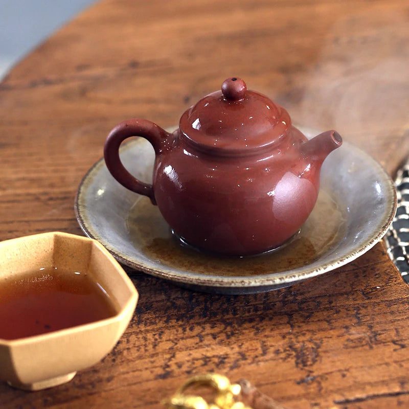 hall yixing undressed ore pure manual recommended old mud lotus seed pot of 155 ml tea sketch maker of household