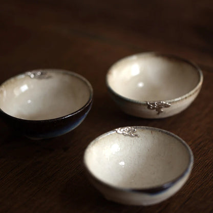 hall yixing undressed ore purple sand cup small cup all hand famous tea silvering moire sample tea cup 120 ml