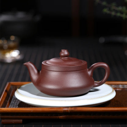 handmade tea pot marked traditional 9 holes infuser 280ml Chinese kungfu Qu pot of tea original ore real yixing zisha pots