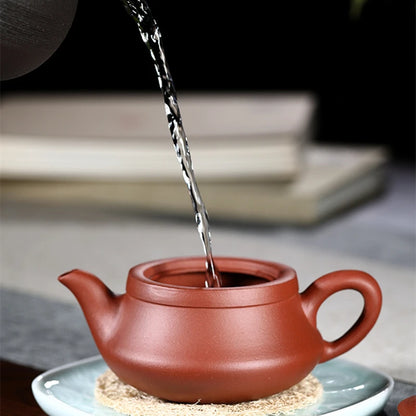 handmade tea pot marked traditional 9 holes infuser 280ml Chinese kungfu Qu pot of tea original ore real yixing zisha pots