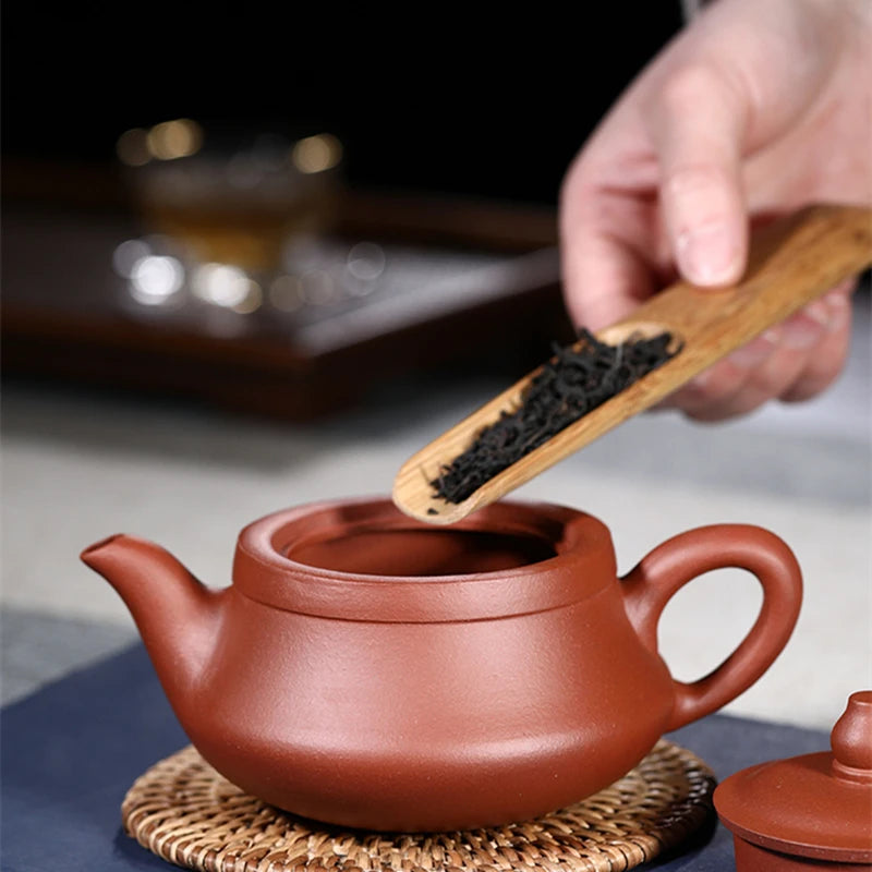 handmade tea pot marked traditional 9 holes infuser 280ml Chinese kungfu Qu pot of tea original ore real yixing zisha pots