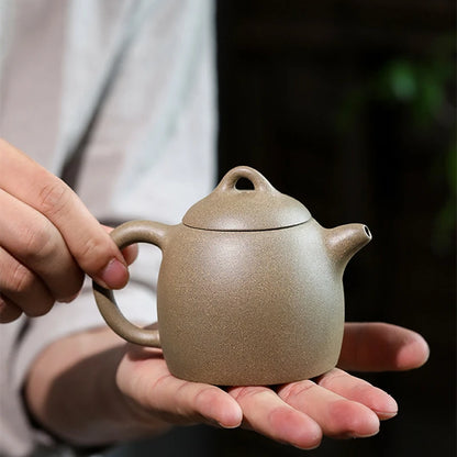 handmade tea pot on sales bird on branch relief real yixing zisha douqing clay marked true purple grit kungfu pot made in China