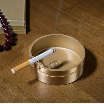 high grade luxury GOOD LUCK  Royal Handmade brass Ashtray statue HOME company office business BEST MALE MEN birthday GIFT