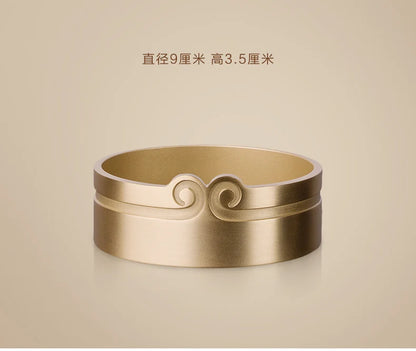 high grade luxury GOOD LUCK  Royal Handmade brass Ashtray statue HOME company office business BEST MALE MEN birthday GIFT