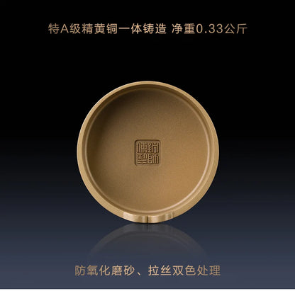 high grade luxury GOOD LUCK  Royal Handmade brass Ashtray statue HOME company office business BEST MALE MEN birthday GIFT