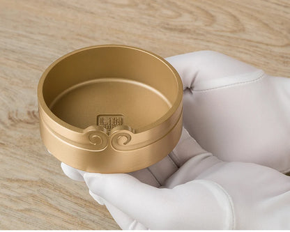 high grade luxury GOOD LUCK  Royal Handmade brass Ashtray statue HOME company office business BEST MALE MEN birthday GIFT