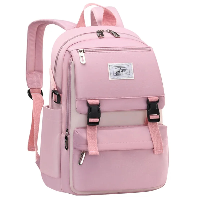 high school bags for girls student many pockets waterproof school backpack teenage girl high quality campus backpack schoolbags