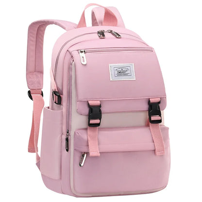 high school bags for girls student many pockets waterproof school backpack teenage girl high quality campus backpack schoolbags