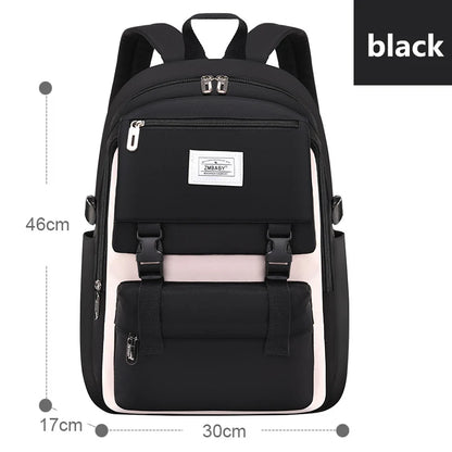 high school bags for girls student many pockets waterproof school backpack teenage girl high quality campus backpack schoolbags