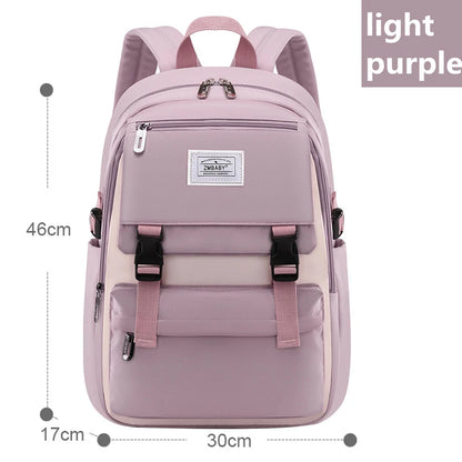 high school bags for girls student many pockets waterproof school backpack teenage girl high quality campus backpack schoolbags
