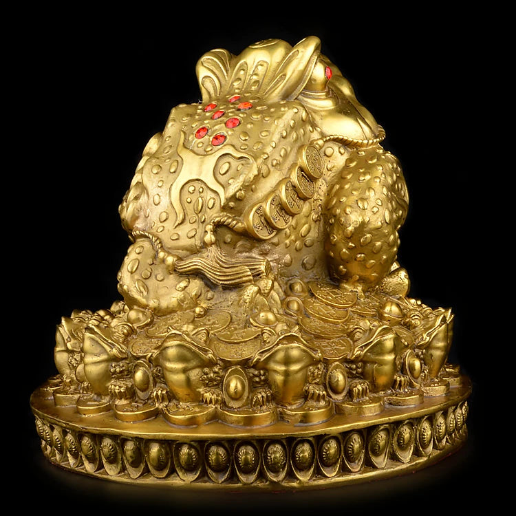 home office company efficacious Money drawing JIN CHAN statue# business booming  luckiness mythical creatures Brass Decoration