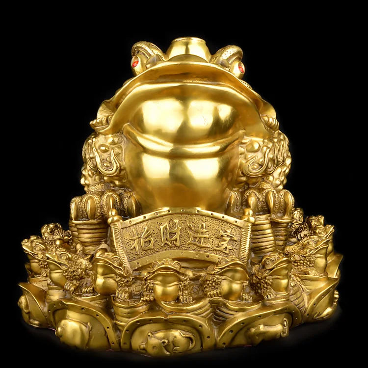home office company efficacious Money drawing JIN CHAN statue# business booming  luckiness mythical creatures Brass Decoration