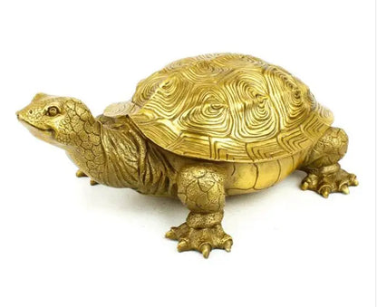 home town House Protection # Money Drawing divine godly Turtle FENG SHUI Brass statue-- large # efficacious Talisman