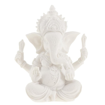 Sandstone Elephant Ganesha Buddha Statue Sculpture Figure Decoration Figure